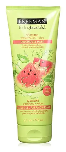 Freeman Soothing Facial + Aloe Cooling Gel Mask, Watermelon