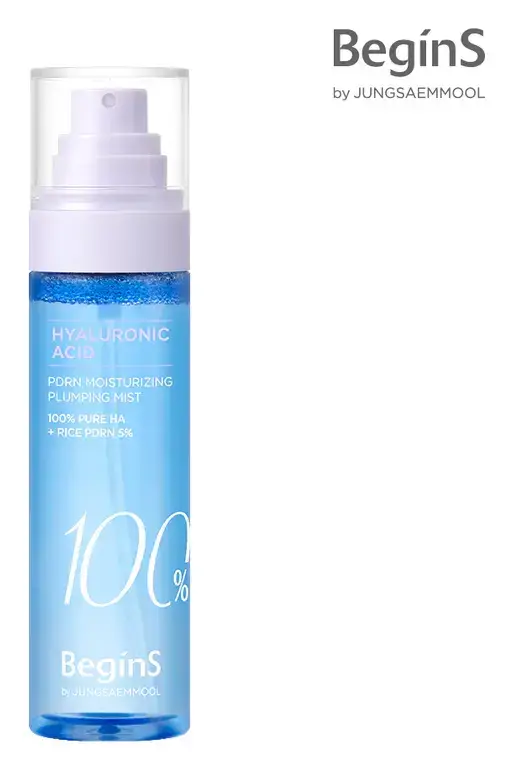 Jung Saem Mool BeginS Blue Hydrangea Hyaluronic Acid 100 PDRN Moisturizing Plumping Mist