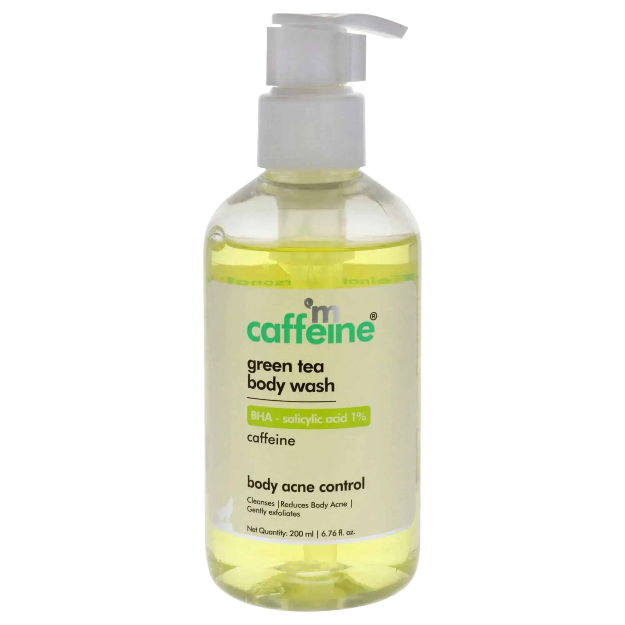 mCaffeine Green Tea Body Wash