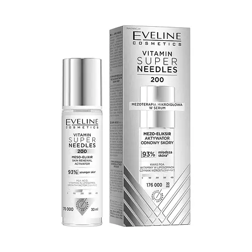Eveline Vitamin Super Needles 200 Meso-Elixir Skin Renewal Activator