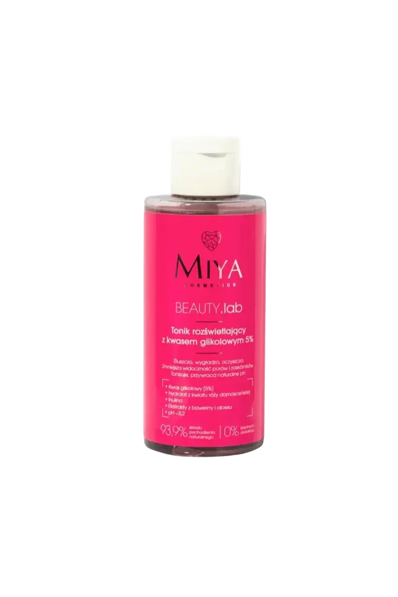 Miya Cosmetics Tonik Rozświetlający Z Kwasem Glikolowym 5%