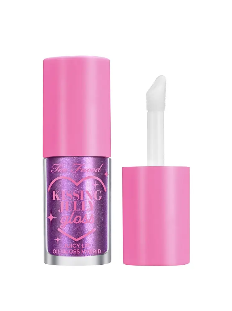 Too Faced Kissing Jelly Non-Sticky Lip Oil Gloss Birthday Kiss