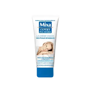 Mixa La Crème Visage Des Peaux Sensibles Huile D'Amande Douce + Vitamine E