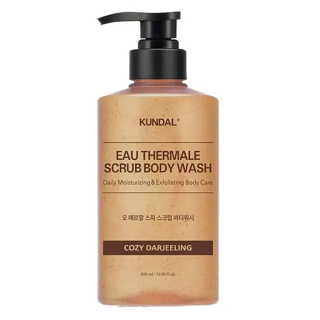 Kundal Eau Thermale Scrub Body Wash Cozy Darjeeling