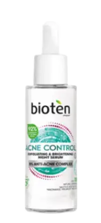Bioten Acne Control Exfoliating And Brightening Night Serum