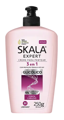 Skala Expert Glicólico Creme Para Pentear 3em1