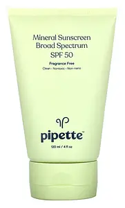 Pipette Mineral Sunscreen Broad Spectrum SPF 50