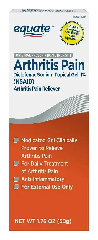 Equate Diclofenac Sodium Arthritis Pain Reliever Gel