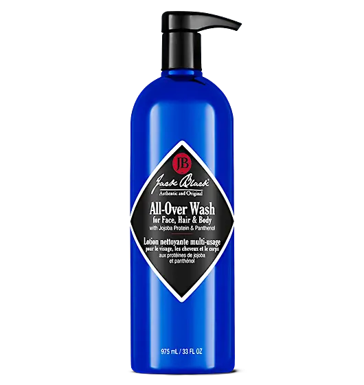 Jack Black All-Over Wash for Face, Hair, & Body