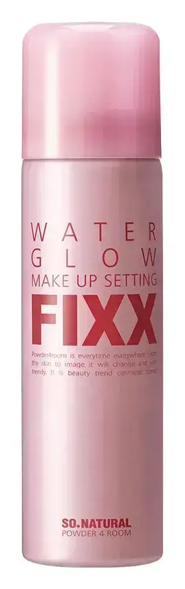 so natural Water Glow Make Up Setting Fixx