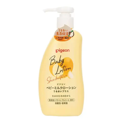 Pigeon Baby Milk Lotion Moisture Plus Shea Butter