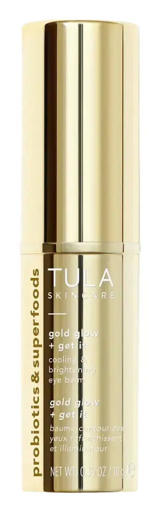 Tula Skincare Gold Glow + Get It Cooling & Brightening Eye Balm