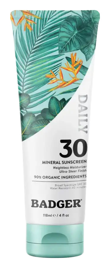 Badger Daily Mineral Sunscreen SPF 30