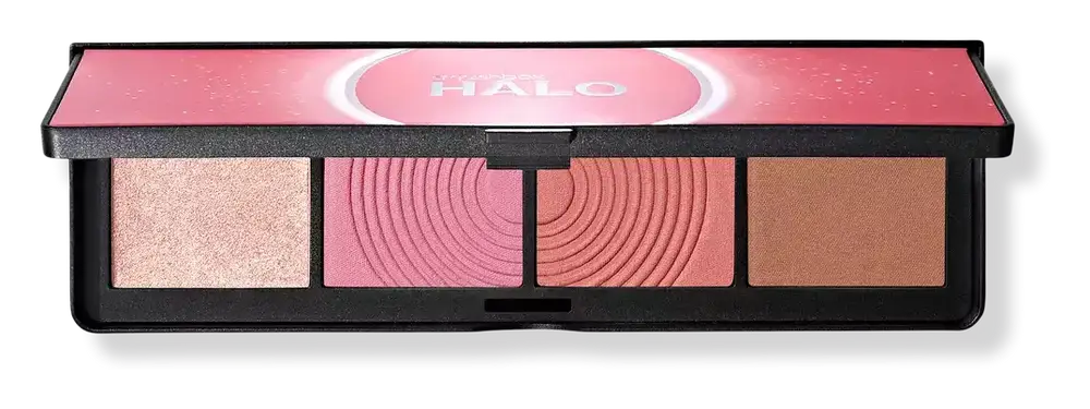 Smashbox Halo Sculpt + Glow Face Palette With Vitamin E Pink Saturation