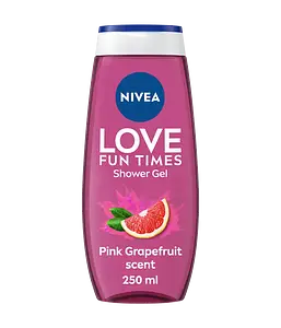 Nivea Love Fun Times Shower Gel Pink Grapefruit UK