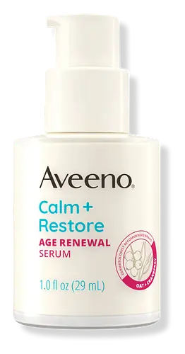 Aveeno Calm + Restore Age Renewal Serum for Sensitive Skin, Fragrance Free