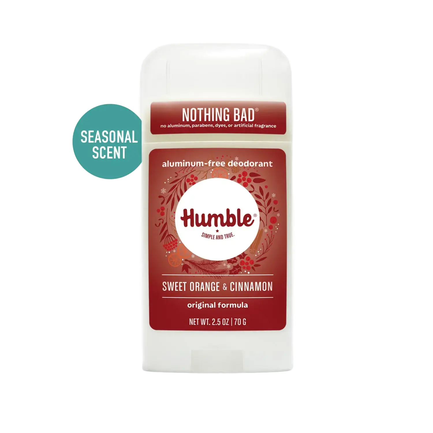 Humble Brands Original Formula Deodorant Sweet Orange & Cinnamon