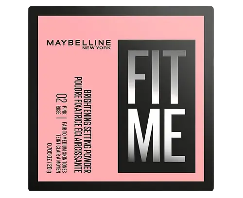 Maybelline Fit Me Brightening Setting Powder 02 Brightening Pink Rose