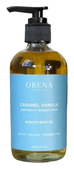 Orena Fragrances Scented Body Oil Caramel Vanilla