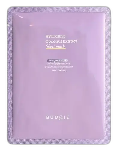 Budgie Hydrating Coconut Extract Sheet Mask