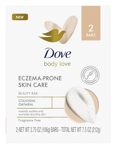 Dove Body Love Eczema-Prone Skin Care Beauty Bar
