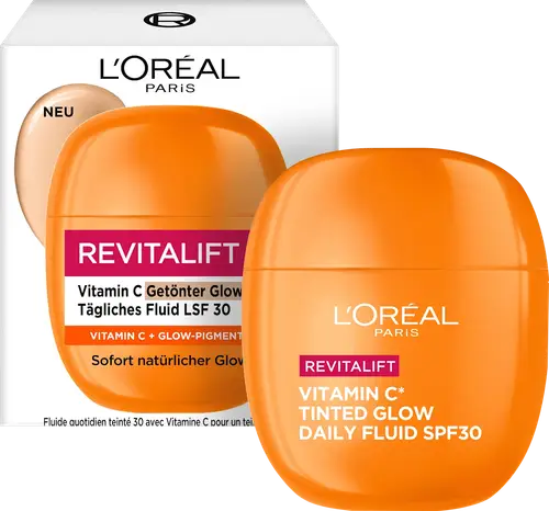 L'Oreal Revitalift Vitamin C Tinted Glow Daily Fluid SPF30