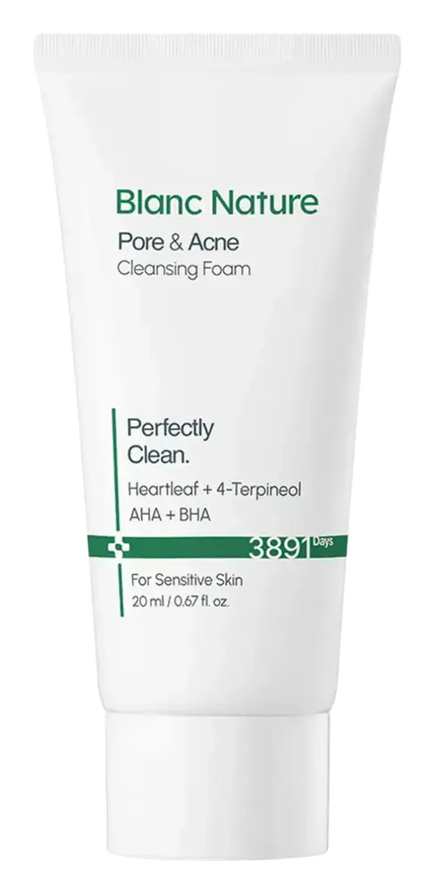 Blanc Nature Pore & Acne Cleansing Foam