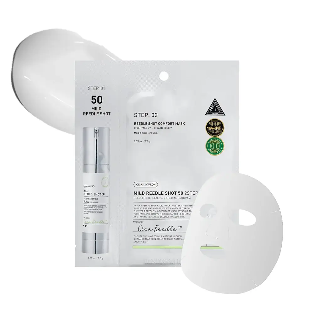 VT Cosmetics Mild Reedle Shot 50 2Step Mask