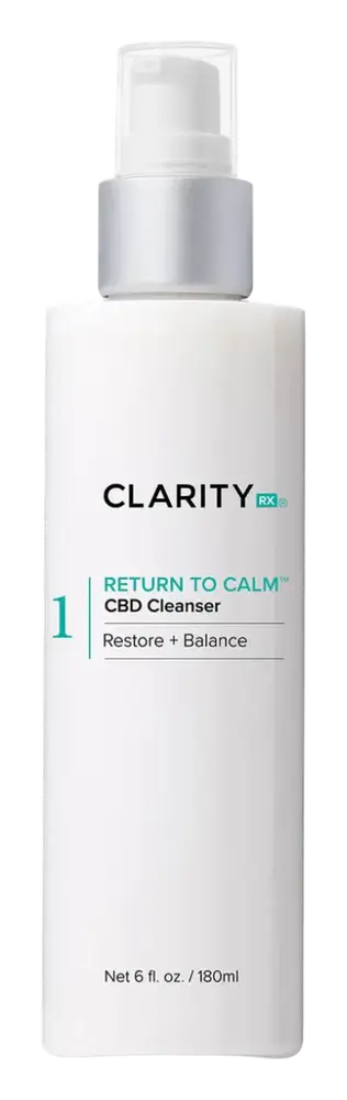 ClarityRx Return to Calm CBD Cleanser