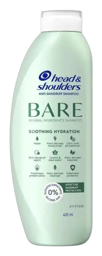 Head & Shoulders Bare Soothing Hydration Silicon-Free Dandruff Shampoo Australia