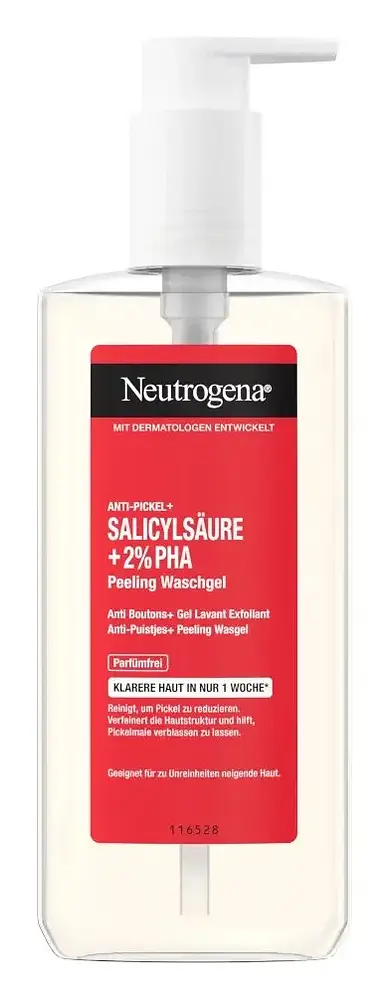 Neutrogena Salicylic Acid + 2% PHA Peeling Wash Gel Germany