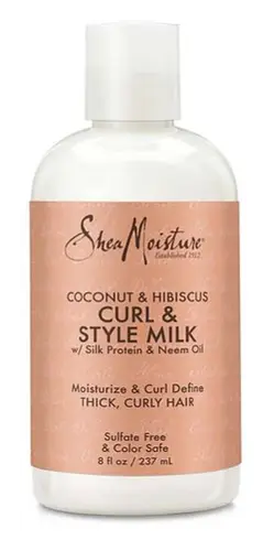 Shea Moisture Coconut & Hibiscus Curl & Style Milk For Thick Curly Hair