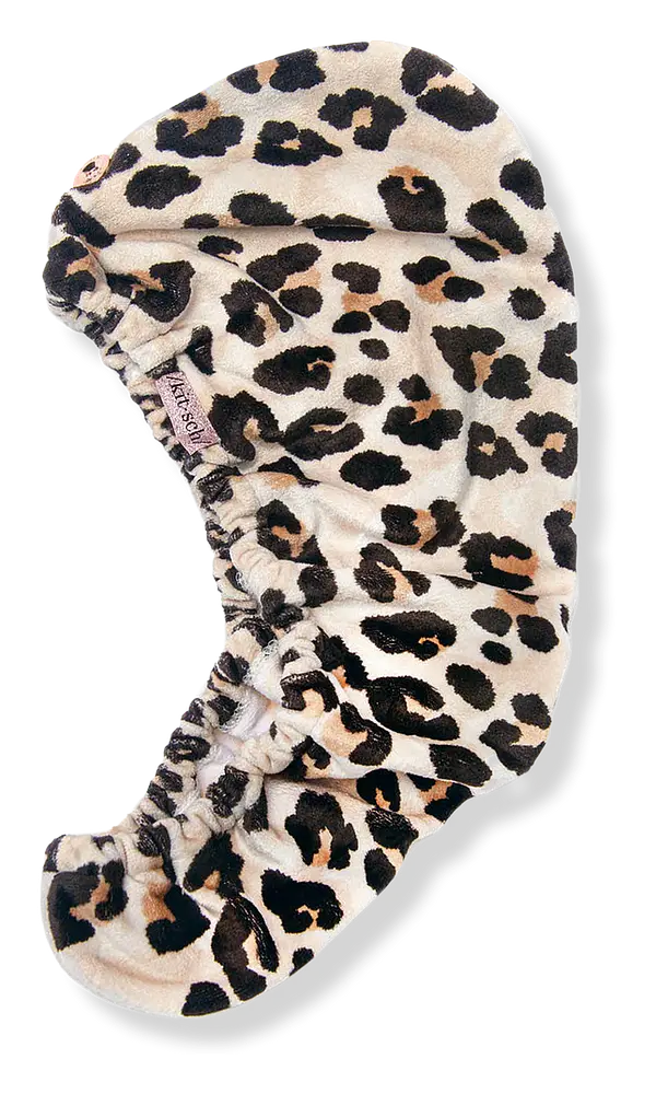 Kitsch Quick Drying Microfiber Hair Towel Leopard