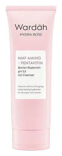 Wardah Hydra Rose NMF Amino + Pentavitin Barrier Replenish Gel Cleanser