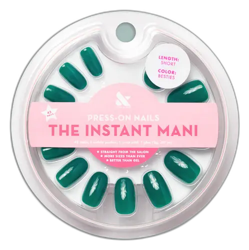 Olive & June Glue Press-Ons Short Besties