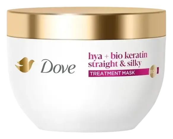 Dove Hya + Bio Keratin Straight & Silky Treatment Mask
