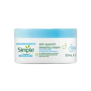 Simple Skincare Water Boost Skin Quench Sleeping Cream