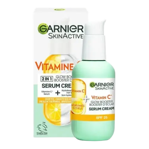 Garnier Vitamin C 2-In-1 Brightening Serum Cream Netherlands