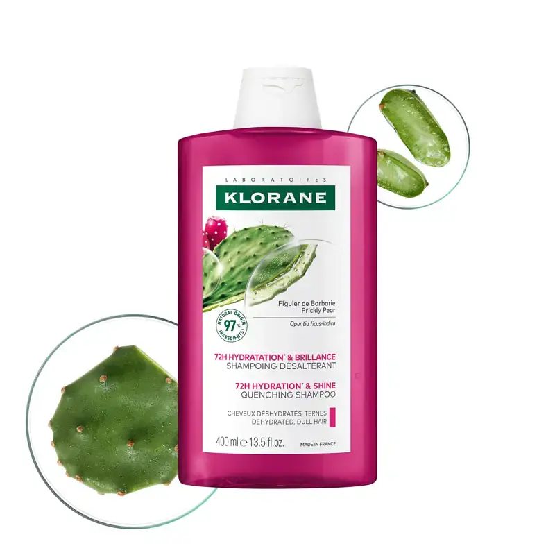Klorane 72H Hydration & Shine Quenching Shampoo