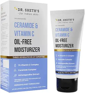 Dr. Sheth's Oil-Free Moisturizer Ceramide & Vitamin C Brightening