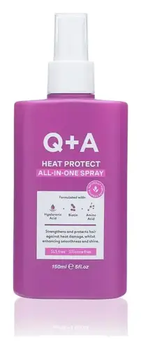Q + A Heat Protect All-In-One Spray