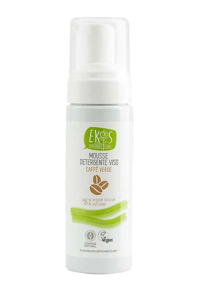 Ekos Mousse Detergente Viso Caffè Verde