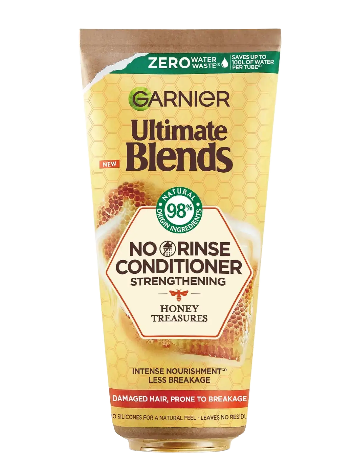 Garnier Ultimate Blends No Rinse Conditioner Strengthening Honey Treasures