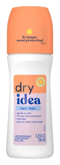 Dry Idea Deodorant & Antiperspirant Roll-On Fresh Linen