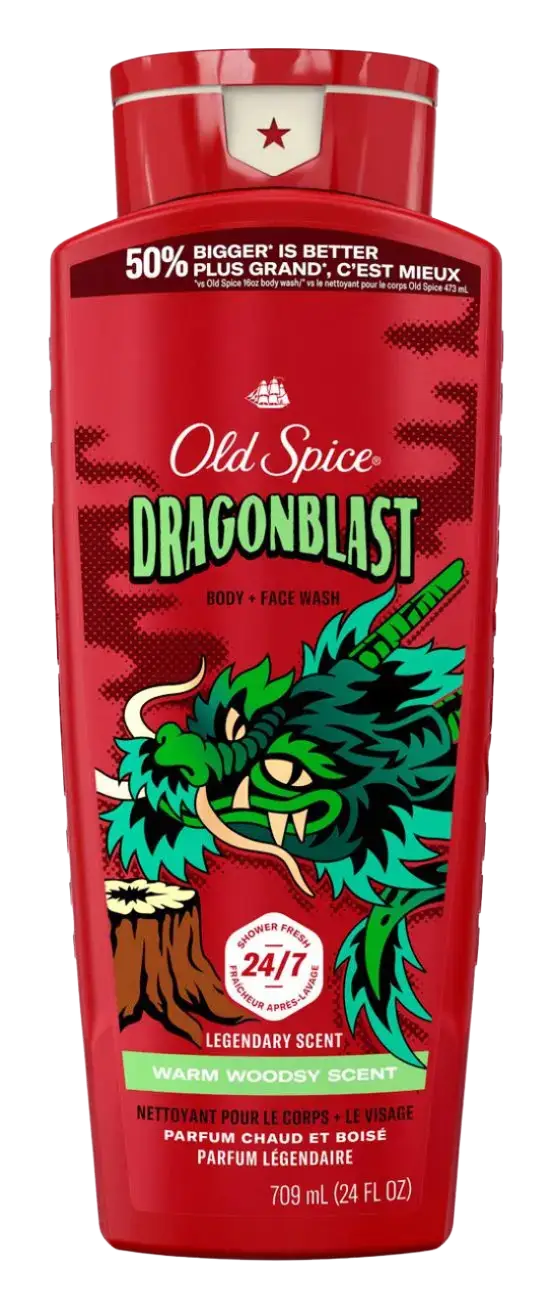 Old Spice GentleMan's Dragonblast Body + Face Wash