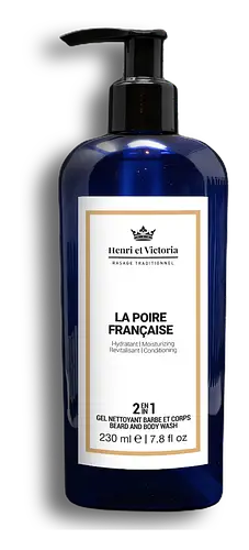 Henri Et Victoria Beard And Body Wash Poire