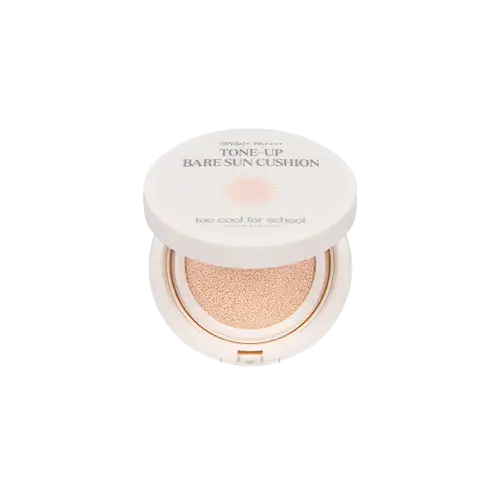 Too Cool For School Tone-Up Bare Sun Cushion SPF 50+