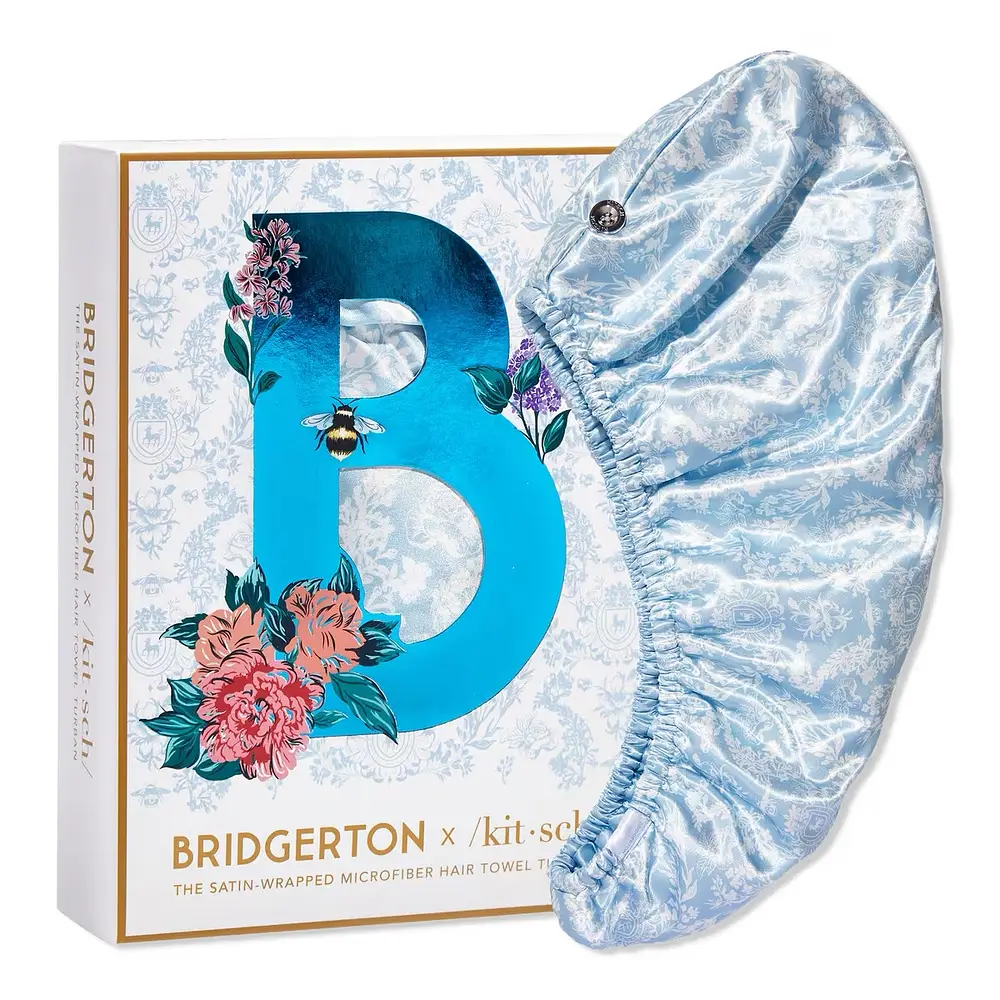 Kitsch Satin-Wrapped Microfiber Hair Towel Bridgerton x Kitsch
