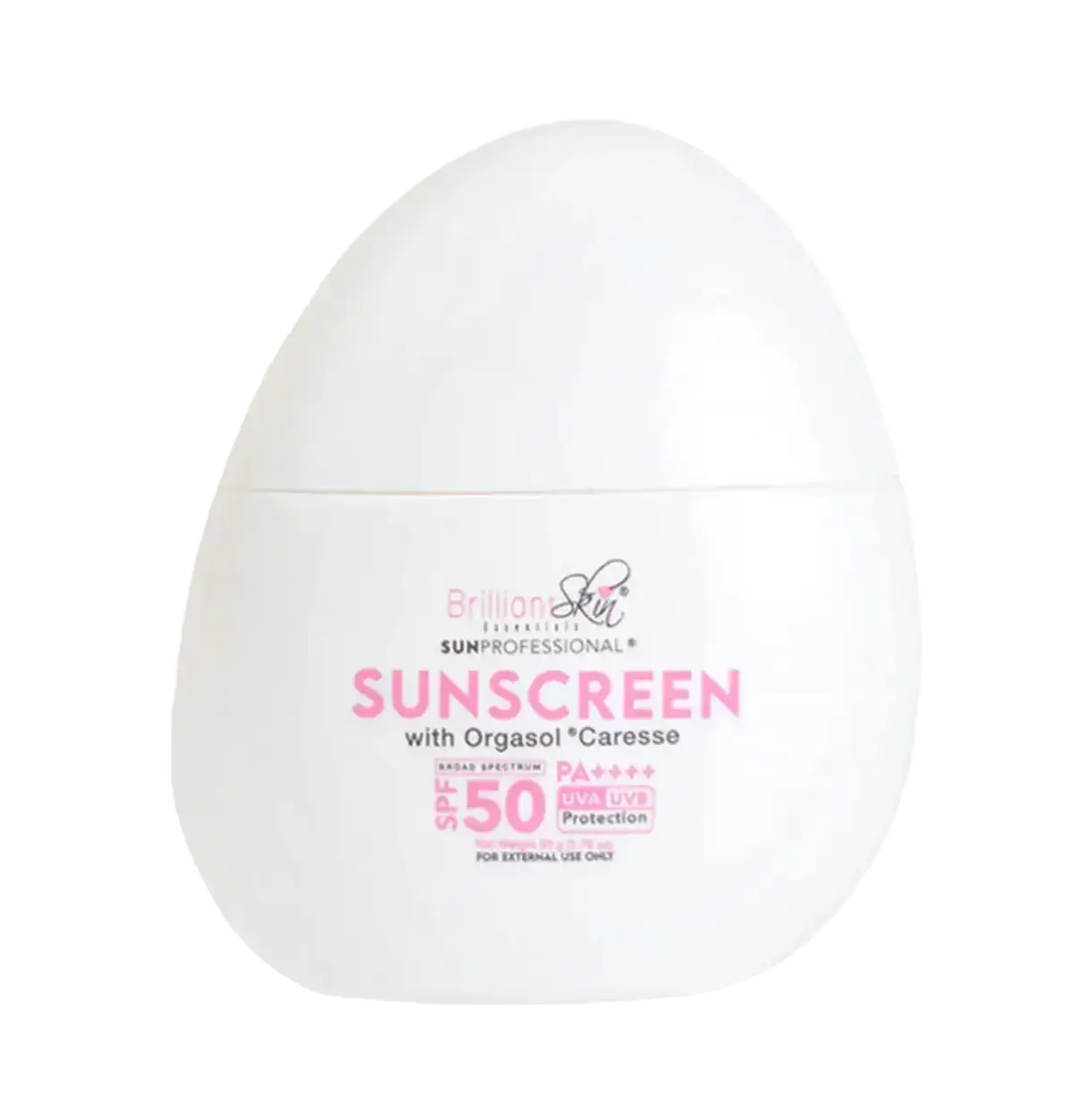 Brilliant Skin Essentials, Inc. Sunprofessional Sunscreen With Orgasol Caresse SPF 50