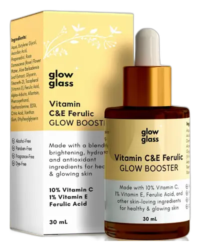 Glow Glass Vitamin C & E Ferulic Glow Booster Serum